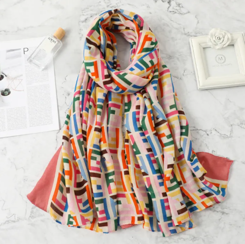 Multi-Color Fashion Long Hijab